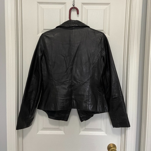 Bod and Christensen Leather Moto Jacket - Picture 13 of 15